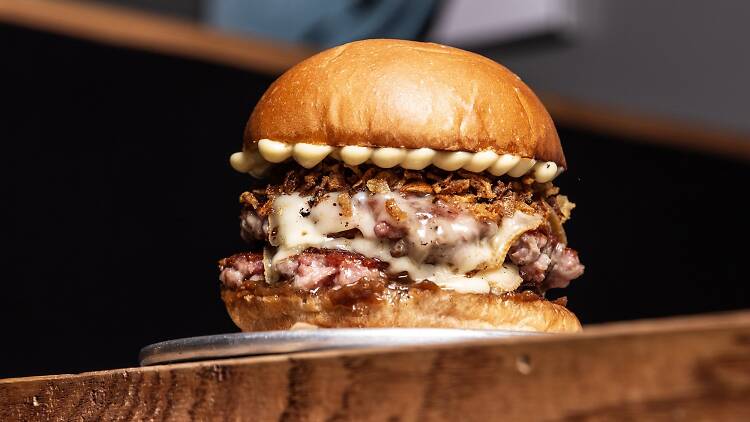 Truffle Burger at Thirst Soho